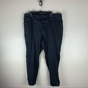 Lane Bryant Black Hi-Rise Signature Fit Jeggings size 22